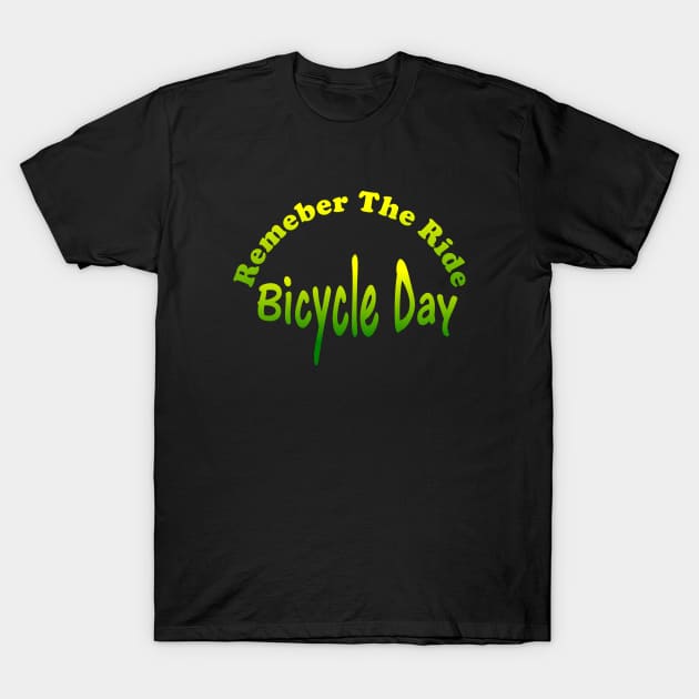 Bicycle Day LSD Acid Commemorative T-Shirt by Mindseye222